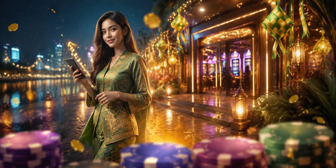 Pengguna kasino mudah alih Malaysia pada Hari Raya menggunakan platform ong777 dengan keselamatan data terjamin